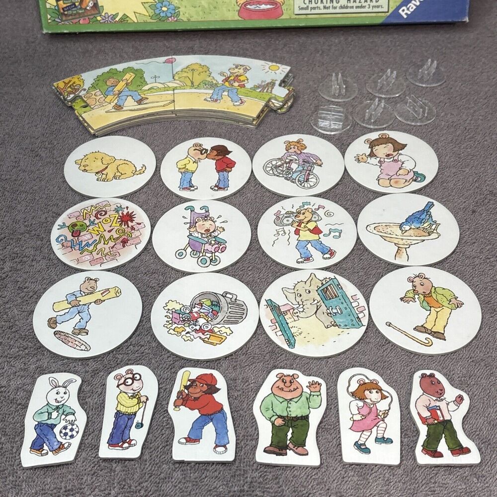 Arthur’s Get Together Game By Ravensburger 2000 Marc Brown Puzzle Board Game - Picture 7 of 12